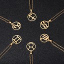 Collier avec pendentif du signe du zodiaque 2
