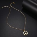 Collier avec pendentif montagne 2