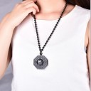 Collier avec pendentif Yin et Yang 2