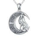 Collier avec un loup D707 5