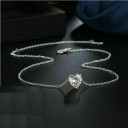 Collier choker pour femme avec cœur 3
