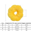Collier de protection étanche pour chats en forme de tournesol Collier en peluche doux contre les morsures et les léchages Cicatrisation des blessures Taille S 6
