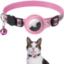 Collier de sécurité pour chat avec support pour puce de localisation Collier réfléchissant ajustable avec clochette 22–32 cm 9