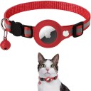 Collier de sécurité pour chat avec support pour puce de localisation Collier réfléchissant ajustable avec clochette 22–32 cm 7
