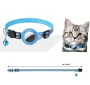 Collier de sécurité pour chat avec support pour puce de localisation Collier réfléchissant ajustable avec clochette 22–32 cm 1