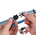 Collier de sécurité pour chat avec support pour puce de localisation Collier réfléchissant ajustable avec clochette 22–32 cm 4