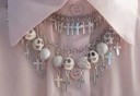 Collier double pour femmes avec des crânes 3