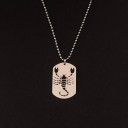 Collier du signe du zodiaque D123 doré