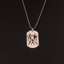 Collier du signe du zodiaque D123 5