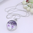 Collier élégant pour femmes avec des fleurs 4