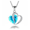 Collier en forme de cœur pour femme 4