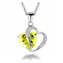 Collier en forme de cœur pour femme 1