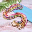 Collier en perles pour femmes avec coquillage 1