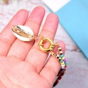 Collier en perles pour femmes avec coquillage 4