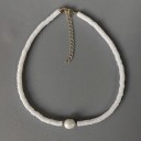 Collier en perles pour femmes avec perle G822 10