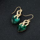 Collier et boucles d'oreilles en forme de cœur J721 7