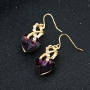 Collier et boucles d'oreilles en forme de cœur J721 10