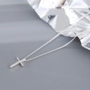 Collier féminin avec croix J132 1