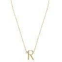 Collier féminin avec lettres de l'alphabet M84 24