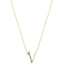 Collier féminin avec lettres de l'alphabet M84 28