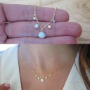 Collier féminin avec opale N11 1