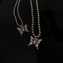 Collier féminin avec papillon C1018 2