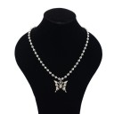 Collier féminin avec papillon C1018 3