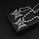 Collier féminin avec papillon C1018 4