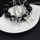 Collier féminin avec papillon C1018 5