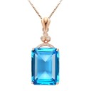 Collier féminin avec pendentif D587 1