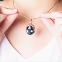 Collier féminin avec pendentif D649 2
