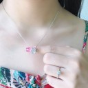Collier féminin avec pendentif D804 2