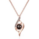 Collier féminin avec pendentif G569 4