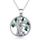 Collier femme avec arbre de vie M119 1