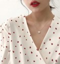 Collier Femme avec Cœur en Perles G818 3