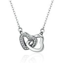 Collier Femme avec Cœurs Entrelacés 1