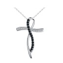 Collier Femme avec Croix D521 1