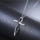 Collier Femme avec Croix D521 5