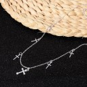Collier Femme avec Croix G781 5