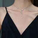 Collier Femme avec Étoiles et Lune 2