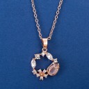 Collier Femme avec Fleur D287 2