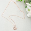 Collier Femme avec Fleur D287 4