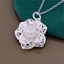 Collier Femme avec Fleur D335 3