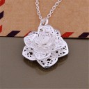 Collier Femme avec Fleur D335 4