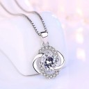 Collier Femme avec Fleur D411 3