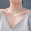 Collier Femme avec Fleur D644 3