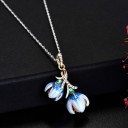 Collier Femme avec Fleurs G672 3