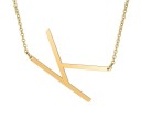 Collier femme avec la lettre de l'alphabet G829 14