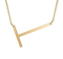Collier femme avec la lettre de l'alphabet G829 23