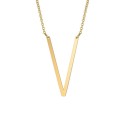 Collier femme avec la lettre de l'alphabet G829 25